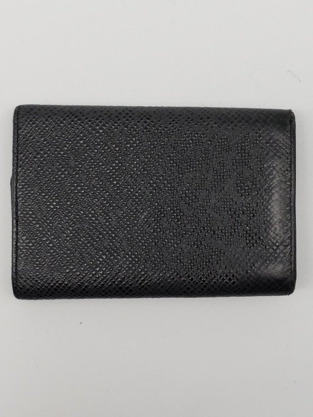 Authentic Louis Vuitton 6-Key Holder – Black Leather – Silver Hardware - Picture 3 of 16